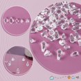 thumbnail image 4 of 250pcs 5 styles Transparent Acrylic Pendants Teardrop Clear 10~23x6~11mm 50pcs/style, 4 of 6