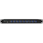 Technical Pro 1800W 9 Outlet High Load Electric Rack Mount Power Supply w/ 9 power switches Extension Cords and 5V USB