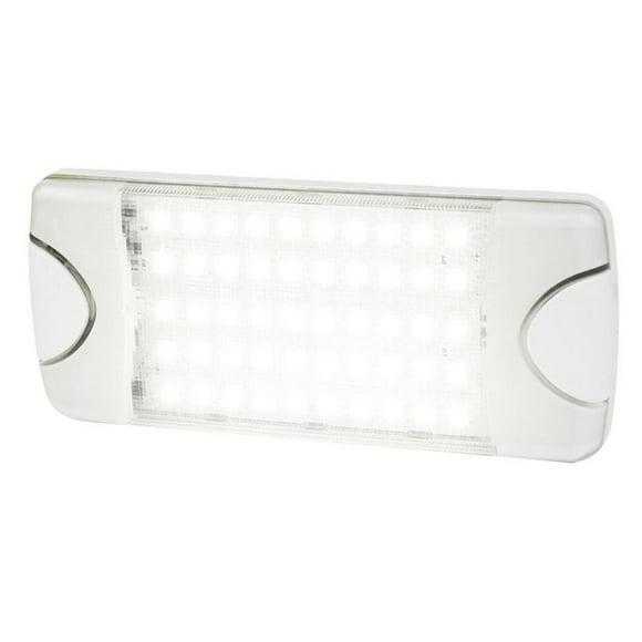 Hella Marine DuraLED 50 Low Profil Intérieur-Extérieur Lampe - Faisceau d'Écartement Blanc Large