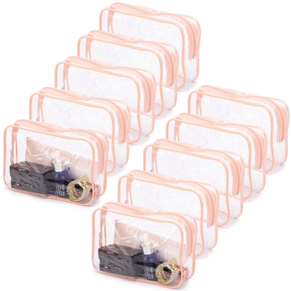 Bolsas cosméticas Tbestmax, portátiles, impermeables, de viaje, 10 unidades