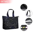 thumbnail image 2 of Math Equations Astronomy Symbols Blue Pattern Travel Tote Bags for Women Carry On,Large Weekender Bags for Women Travel,Multi Functional Duffle Bag for Work,Shopping,Sports, 2 of 5