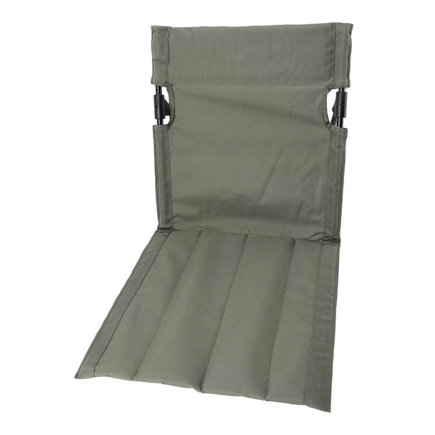 Silla De Camping Portátil, Silla De Playa Plegable, Cojín De Respaldo Para Acampar Al Aire Libre Con Respaldo Y Bolsa De Almacenamiento Para Exteriores Pesca Barbacoas Senderismo