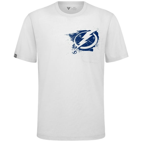 Men's Levelwear  White Tampa Bay Lightning  Focal Blasted T-Shirt