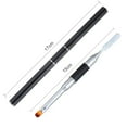 thumbnail image 3 of Cepillo y selector de poligel de doble punta, 2 en 1 diseños Polygel Nial Brushes Herramienta de uñas de gel de acero inoxidable para extensión de uñas acrílicas de gel UV PolyGel Xemadio HMHZ369-1, 3 of 7