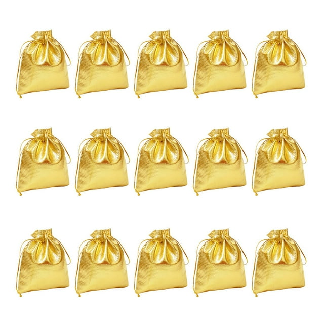 100 Pcs Petits Sacs Cadeaux Sacs Cadeaux à Cordon Sacs de Fête Mini Sacs Cadeaux