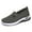 Gray, variant on Viluyesy Womens Sneaker, Mesh Breathable Comfy Soft Sole Casual Pull-On Shoes Beige US7