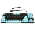 thumbnail image 1 of Desktop Laptop Keyboard, Wired Gaming Keyboard Color Backlit Design Ergonomic Design  For Notebook Computers For Desktop Black,Dark Blue,Blue And Black, 1 of 8
