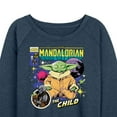 thumbnail image 3 of Star Wars - The Mandalorian Grogu Comic Cover  - Wo Men's French Terry Long Sleeve Pullover, 3 of 5