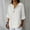 White#2, variant on CheerKidz Women's Collar Cotton Linen Button Pocket Shirt Long Sleeve Casual Tops Home Wear Comfortable Breathable T-Shirt(White,2XL)