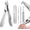 White*1, variant on Welnax Nailpro Guard Professional Nail Clipper, Ultra-Thin Sharp Stainless Steel Blades, Featuring Permanently Sharp Steel and a Simple Pivoting Head - Easy Grip and Squeeze (White*1)