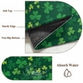 thumbnail image 2 of Green Shamrock Kitchen Runner Rug 2.7x5 Washable Runners for Hallway Non Slip St. Patrick's Day Spring Lucky Vintage Large Area Rug Indoor Floor Carpet for Bathroom Laundry Entryway Bedroom, 2 of 8