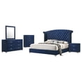 thumbnail image 2 of Coaster Melody 5-Piece Queen Bedroom Set, Pacific Blue, 2 of 14