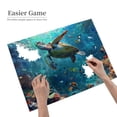 thumbnail image 4 of 500 PCS puzzles for adults 500 pieces Parade Sea Turtle,Stunning Artwork of Adults,High difficulty puzzle,Gift for Sea Turtle Enthusiast,Enchanting Sea Turtle Wooden Puzzle,Stress relieving puzzle, 4 of 6
