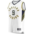 thumbnail image 2 of Men's Fanatics Branded T.J. McConnell White Indiana Pacers Fast Break Player Replica Jersey - Association Edition, 2 of 3