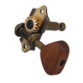 thumbnail image 3 of Clavijas de afinación para guitarra Yibuy Vintage Acoustic 3R3L, aleación de bronce, 3 of 6