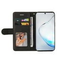 thumbnail image 4 of Case for Samsung Galaxy Note 10 Leather Wallet Book Flip Folio Stand View Cover - Black, 4 of 5
