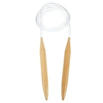 US Size 19 Circular Knitting Needles 47 Inch / 120cm Round Wooden Needle for Handmade Projects DIY Knitting Blankets Socks Hats Sweaters