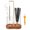 Standard wide cup, variant on Incense Holder for Sticks with Glass Ash Catcher - Upside Down Anti-Ash Flying Incense Burner & Stick Storage Organizer, Ideal for Meditation, Yoga, Zen Home Decor, Spa Relaxation Gift
