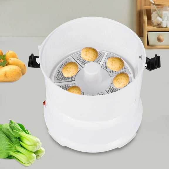 2-In-1 Electric Potato Peeler Kitchen Automatic Vegetable Potato Peeling Machine