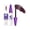 Claret, variant on Kokovifyves 4D Waterproof Fiber Colored Mascara for Women, Non-Clumping Longwear, Volumizing Curling & Defining Eyelash Makeup，10g