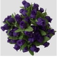 thumbnail image 3 of Purple Artificial Silk Flower Roses - 12 Mini Bouquets of 12 Rosebuds, 144 Rosebuds Total, Easter, Wedding, Reception, Anniversary, Bridal Shower, 3 of 6