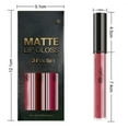 GuLuBin Lip Gloss Plumping 3Pcs Mauve Berry Rose Red Liquid Lipstick