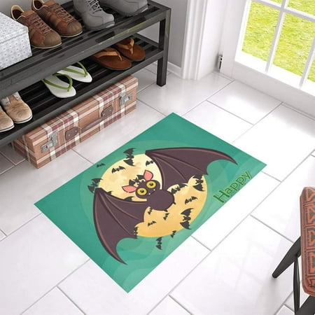 Mkhert Flying Bat Doormat Rug Home Decor Floor Mat Mkhert Flying Bat Doormat Rug Home Decor Floor Mat Bath 23 6x15 7