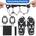 thumbnail image 4 of Ice TOMSHOO 32-Tooth Ice Claw Stainless Steel Anti-Slip Shoe Cover Snow Anti-Slip Device Anti-Slip Chain, 4 of 6