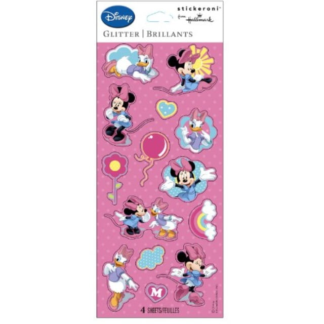 4 count Party Accessory Hallmark Mktg Corp Disney Cinderella Sparkle Sticker Sheets