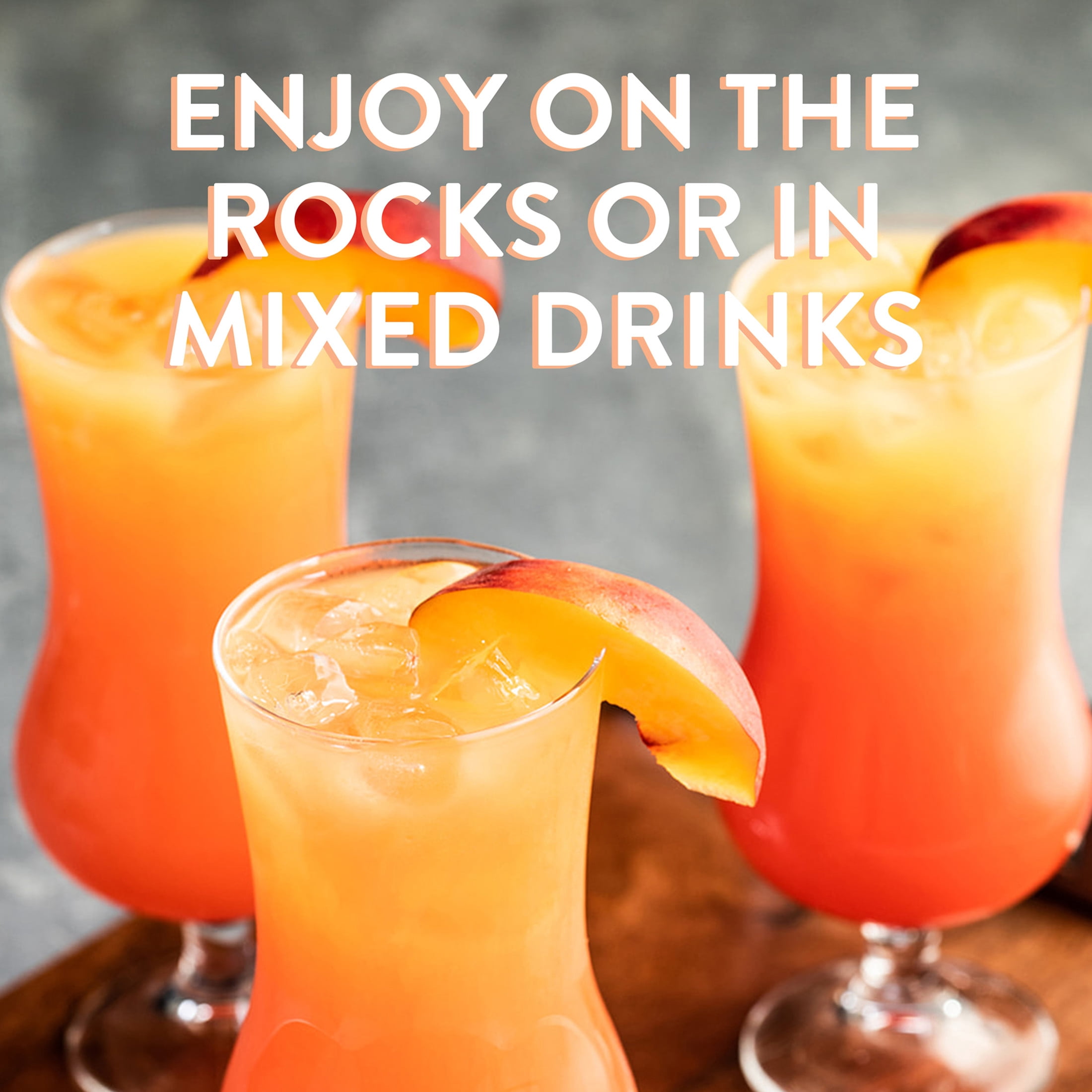Mr. Boston Peach Schnapps Liqueur, 750ml, 15% Alcohol, Cocktail Mixers