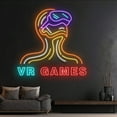 thumbnail image 2 of Handmadetneonsign Custom VR Games Neon Sign, Virtual Reality Led Sign, Game Player Led Sign, 2 of 5