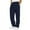 Navy, variant on Busydd Mens Sweatpants Open Bottom Elastic Waist Drawstring Straight Leg Sweatpants Solid Color Casual Athletic Workout Pants for Men Plus Size Sweatpants with Pockets S-3XL