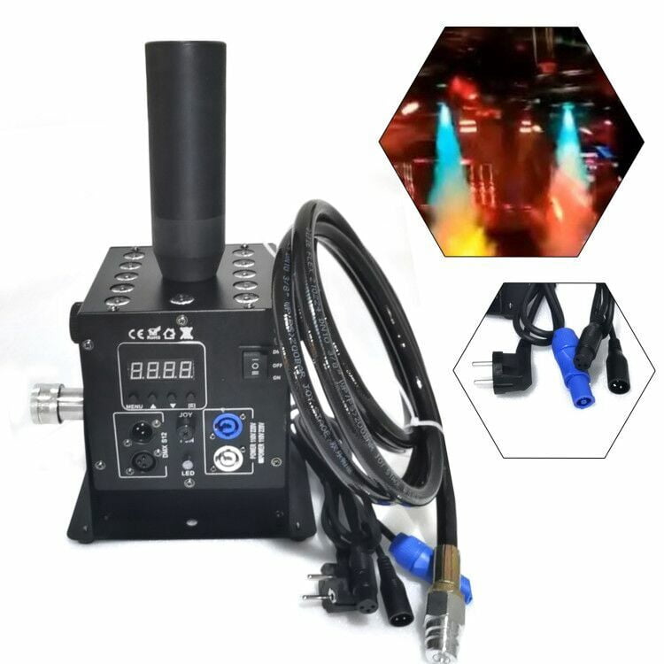 250W 6m Hose CO2 Cannon DMX Blaster DJ Disco Stag & LED CO2 Jet Smoke Machine