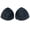 Black, variant on Bra Pad Insert Sewn Push Up Bra Cup Inserts Removable Triangle Breast Enhancer for Swinsuit Sports Bra Bikini