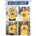 thumbnail image 6 of XCHQRTI 4th of July Daisy Women Plus Size Tshirts Graphic USA Casual Tees, 6 of 7