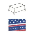 thumbnail image 5 of Beautynvta 4th of July Patriotic Tablecloth, America Flag Stars Tablecloth, Rectangle Washable Table Covers for Memorial Independence Day Party Decor, 59''x79'', 5 of 6