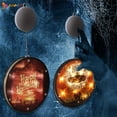thumbnail image 5 of Spencer 5.5" Lighted Halloween String Lights Window Silhouette Decor Round LED Shop Window Hanging Lights Colorful Flashing Lights Horror Funny Hanging Lamp for Halloween Party Decor "#C", 5 of 9