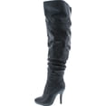 thumbnail image 2 of Forever Link Womens Focus-33 Fashion Stylish Pull On Over Knee High Sexy Boots, 2 of 7