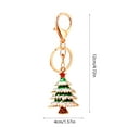 thumbnail image 3 of Christmas Bells 4.7in Christmas Small Tag Pendant Metal Father Christmas Keychain Christmas Accessories, 3 of 6