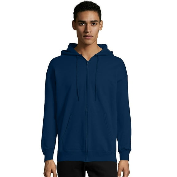 Hanes Menâ€™s Ultimate Cotton&Reg; Heavyweight Full Zip Hoodie (F280) , F280 , Navy , XX-Large