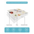 thumbnail image 4 of Quilts Queen Size Bedding Set, Cute Butterfly Dragonfly Reversible Summer Quilt 3 Pieces, Farmhouse Botanical Floral Beige Lightweight Bedspreads Coverlets with 2 Pillow Shams for All Seasons, 4 of 5