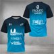 thumbnail image 3 of 2024 Nueva camiseta estampada con degradado 3D para hombre, ropa de entrenamiento de tenis de verano, ropa deportiva de bádminton para exteriores, camiseta suelta de manga corta, 3 of 5