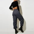 thumbnail image 6 of Petite Sweatpants For Women Trendy Elastic Waist Cinch Bottom Lounge Pant Lightweight Baggy Joggers With Pocket, 6 of 7