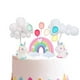 thumbnail image 2 of Colorido Arco Iris Cake Topper Cumpleaños Boda Pastel Banderas Nube Globo Pastel Bandera C Happy Everyday Happy Everyday, 2 of 2