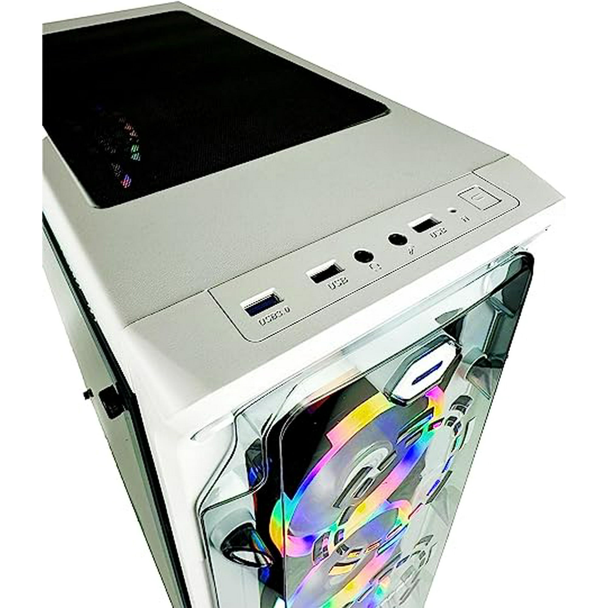 ABYS LUX Prebuilt Gaming PC Intel Quad Cord I5 CPU Up to 3.6GHz 16GB RAM 1GB Graphics Card 512GB SSD DVI DP Multi Monitors Supported Windows 10 Gamer Desktop Computer Walmart