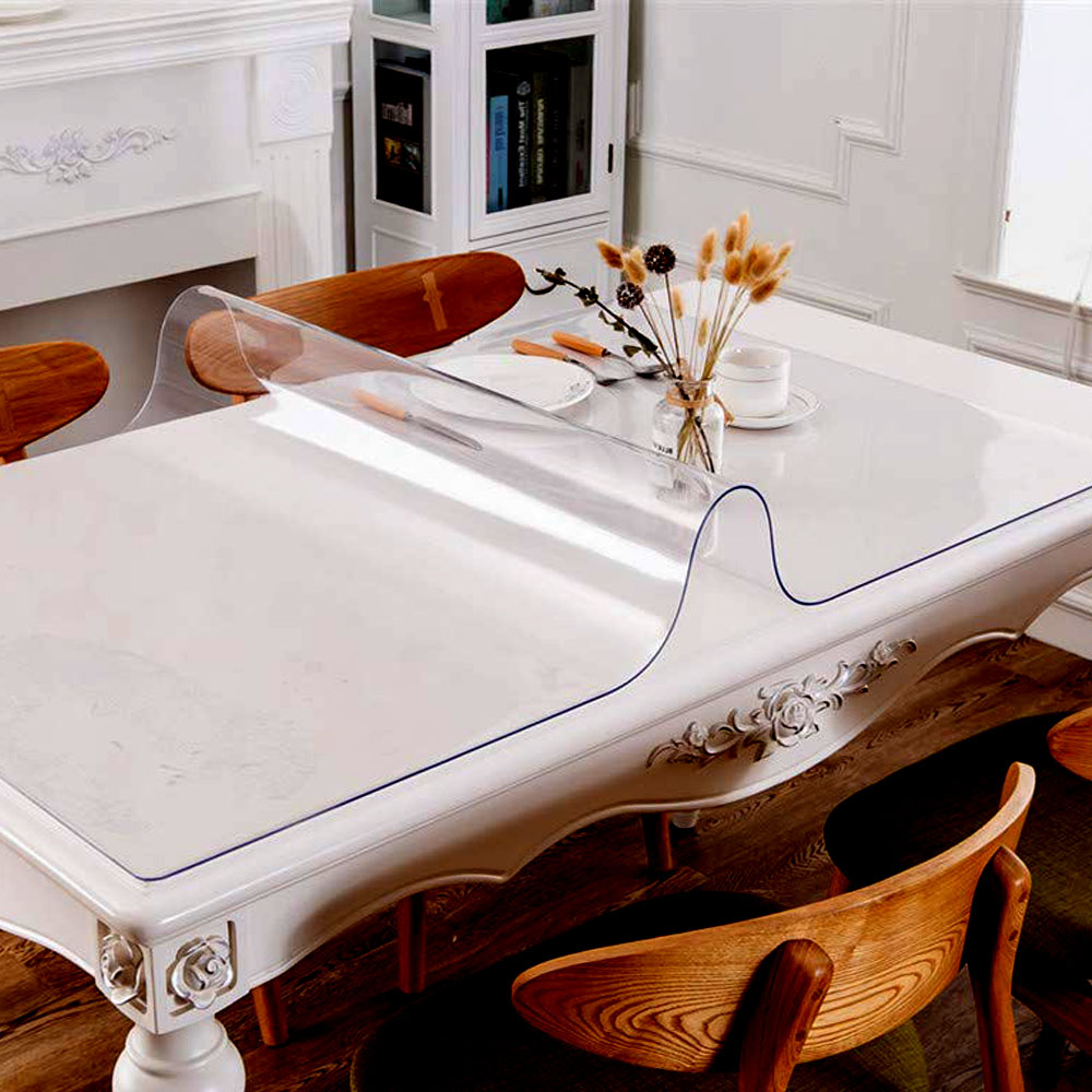 New Clear Desk Pad Protector Waterproof Anti Slip Transparent Plastic 