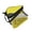 Yellow, variant on Live Fish Bucket Live Baits Container Portable Triangle Fishing Bucket Minnow Bucket with Net Lid Foldable Water Pail