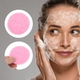 thumbnail image 2 of Unique Bargains 5 Pcs Compressed Facial Sponge Reusable Round Reusable Cleansing Puff Pink, 2 of 5