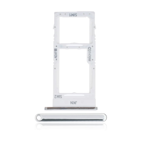 Replacement Dual Sim Card Tray Compatible For Samsung Galaxy A51 5G (A516 / 2020) (Prism Cube White)