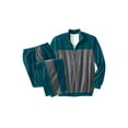 KingSize Men's Big & Tall Colorblock Velour Tracksuit